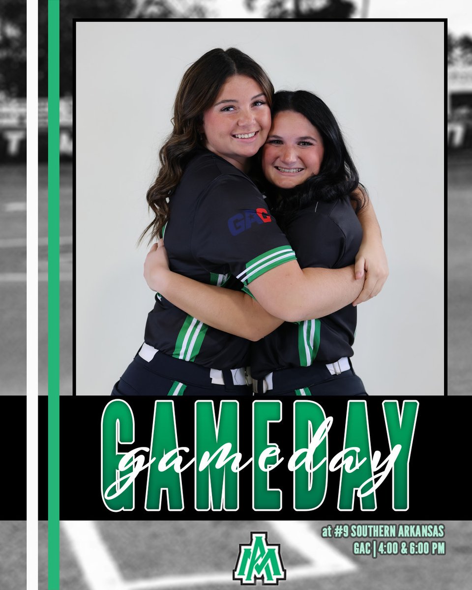 UAM_Softball's tweet photo. 𝗥𝗶𝘃𝗮𝗹𝗿𝘆 𝗗𝗼𝘂𝗯𝗹𝗲𝗵𝗲𝗮𝗱𝗲𝗿 𝗶𝗻 𝗠𝗮𝗴𝗻𝗼𝗹𝗶𝗮! 🥎

🆚: #9 Southern Arkansas 
⌚️: 4:00 &amp; 6:00 PM
🏟️: Dawson Field
📍: Dr. Margaret Downing Softball Complex
📺: https://t.co/iXfg7jhwJj
📊: https://t.co/3ibXSLhxeV

#BlossomNation | #BuildYourHouse https://t.co/SeD8j8Ff9u