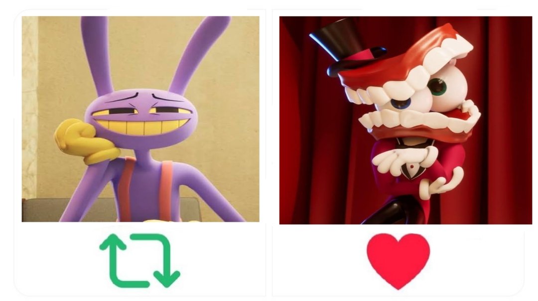 Which one? 
#tadc #tadccaine #tadcjax #theamazingdigitalcircus