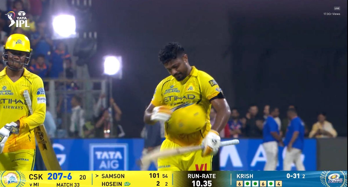 Ungamma_ra's tweet photo. 2nd century of the tournament for Sanju Samson https://t.co/twLQRwSram