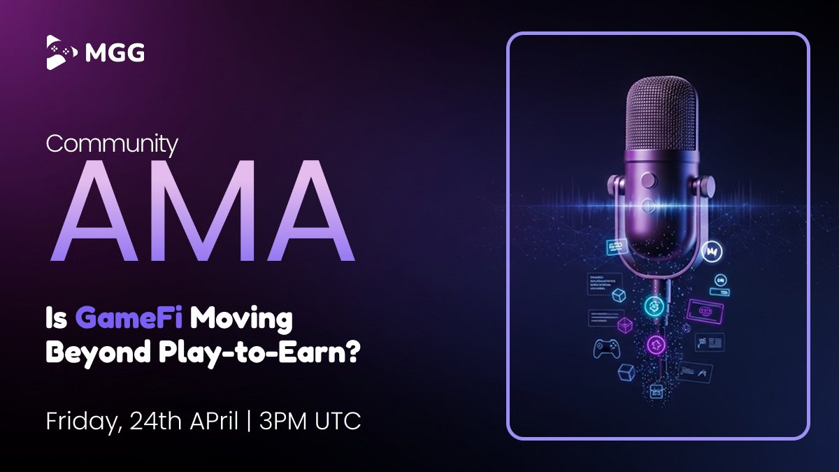 MimboNode's tweet photo. 🚨 AMA ANNOUNCEMENT!!

GameFi started with Play-to-Earn… but where is the ecosystem heading now?

Join us tomorrow for an engaging and interactive AMA session as we explore:

“Is GameFi Moving Beyond Play-to-Earn?”

🗓 Date: April 24
⏰Time: 3 PM UTC

Set your reminder. Bring your questions. Let’s talk GameFi.
#GameFi #Web3Gaming #MGG #MGGARENA  $MGG