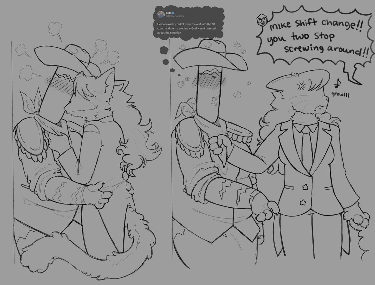 Doing everything in that mike room but their jobs smfh 
#miketwt #deltarune