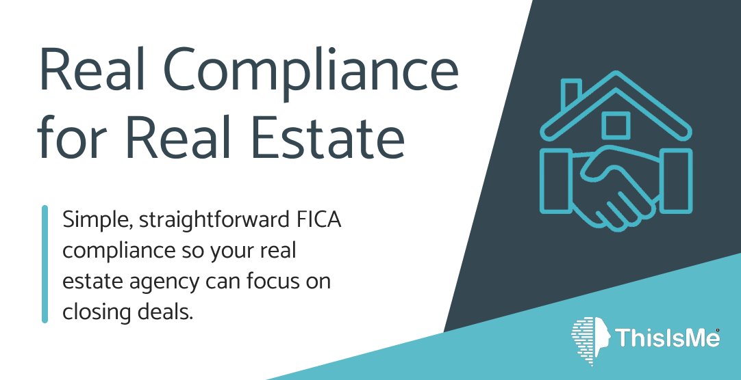 ThisIsMeTweets's tweet photo. ThisIsMe makes compliance simple so that your real estate agency can focus on what matters to you: closing deals and growing your agency. 

Master your FICA compliance today with a full suite of KYC and due diligence services, available via an online user platform and API. https://t.co/VJkg3OXBy5