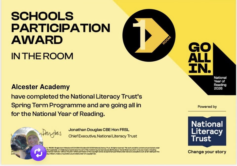 Alcester Academy tweet media