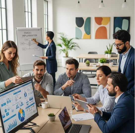 RubixTechnology's tweet image. Address technology integration challenges head-on! Consider a phased implementation approach – introduce new technologies incrementally to minimize disruptions and enable comprehensive testing. #TechIntegration #ITStrategy #Innovation