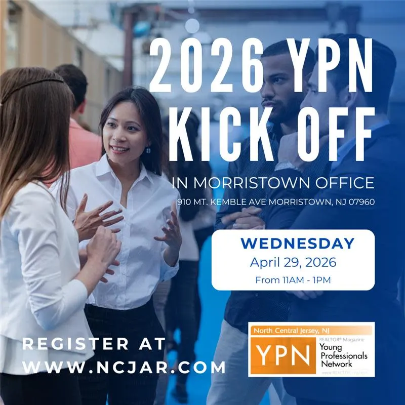 🚀 NCJAR YPN 2026 Kickoff
Join us in Morristown to connect &amp; grow with local real estate pros.
📍910 Mt. Kemble Ave,
Morristown, NJ 07960
🗓 April 29 | ⏰ 11AM–1PM
Register here: 2026 YPN Kickoff Event monkeylink.co/bf7da3
#NCJAR #YPN #RealEstateNJ #NJrealtor