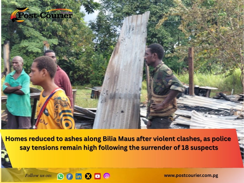 postcourierlive's tweet image. #NATIONAL: Eighteen wanted criminals have surrendered to police following violent clashes between rival groups along Independence Drive in Madang this week. Read the full article here: postcourier.com.pg/18-wanted-crim…