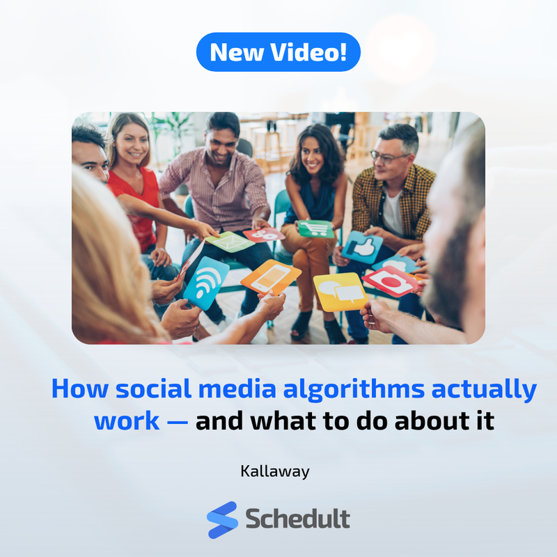 GetSchedult's tweet photo. Most business owners post content and hope for the best β but understanding how algorithms actually decide who sees your content changes everything. π²
Watch here: https://t.co/M33LFr53cp
#SocialMediaAlgorithm #ContentStrategy #SmallBusiness https://t.co/B26b1rJWG8