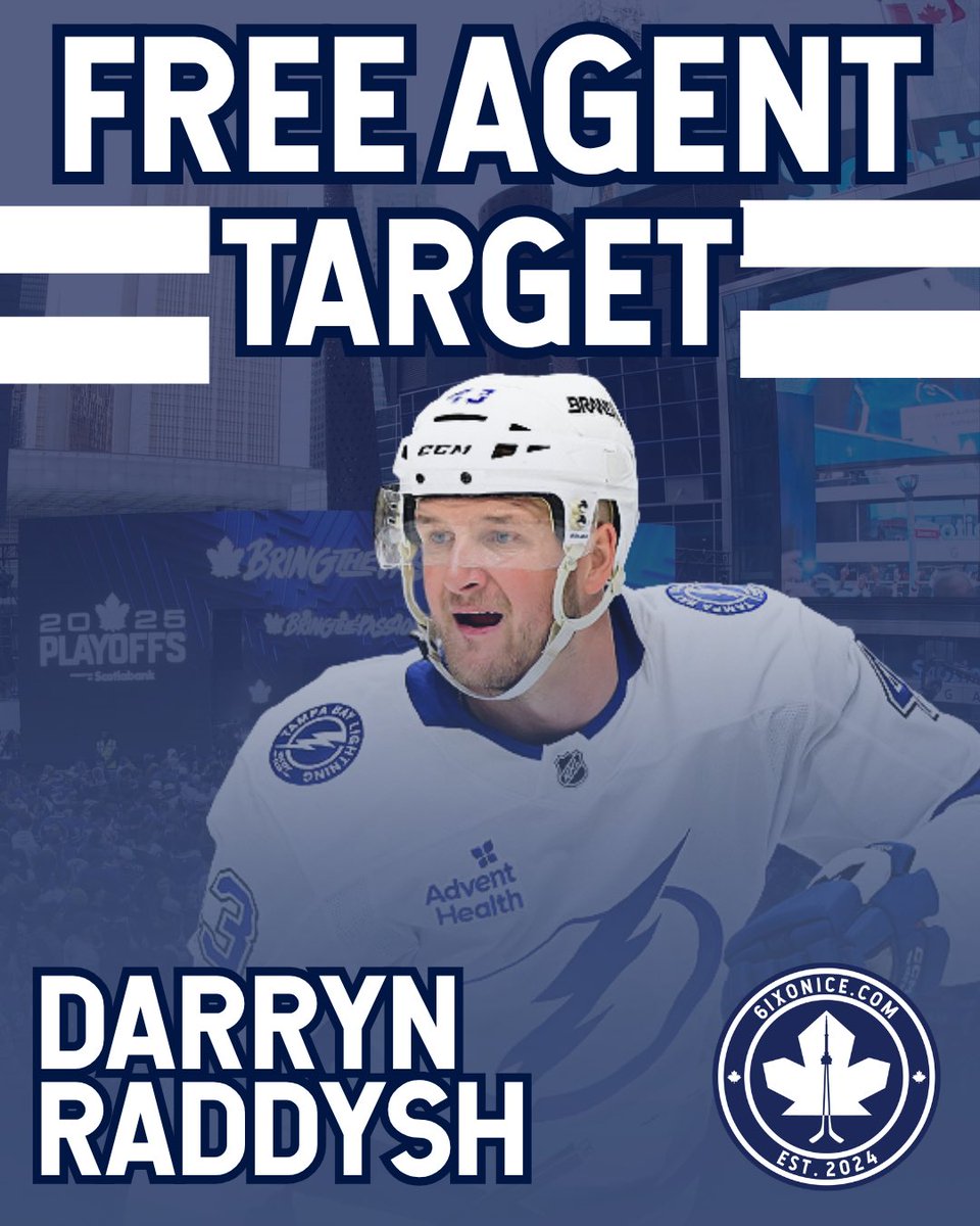 Many fans want the Leafs to target Tampa Bay’s Darren Raddysh if he hits the open market.

What contract would be best for Raddysh?

#LeafsForever