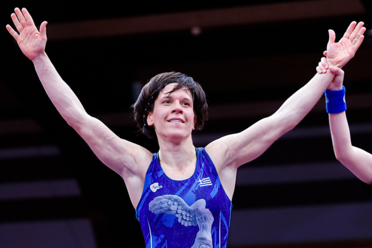 👉Στον τελικό του Ευρωπαϊκού Πρωταθλήματος πάλης στα Τίρανα η φοβερή Μαρία Πρεβολαράκη.
⚡️Η μεγάλη κυρία της ελληνικής πάλης θα διεκδικήσει την Παρασκευή το δεύτερο σερί χρυσό μετάλλιο στη διοργάνωση.
💪Καλή επιτυχία Μαρία