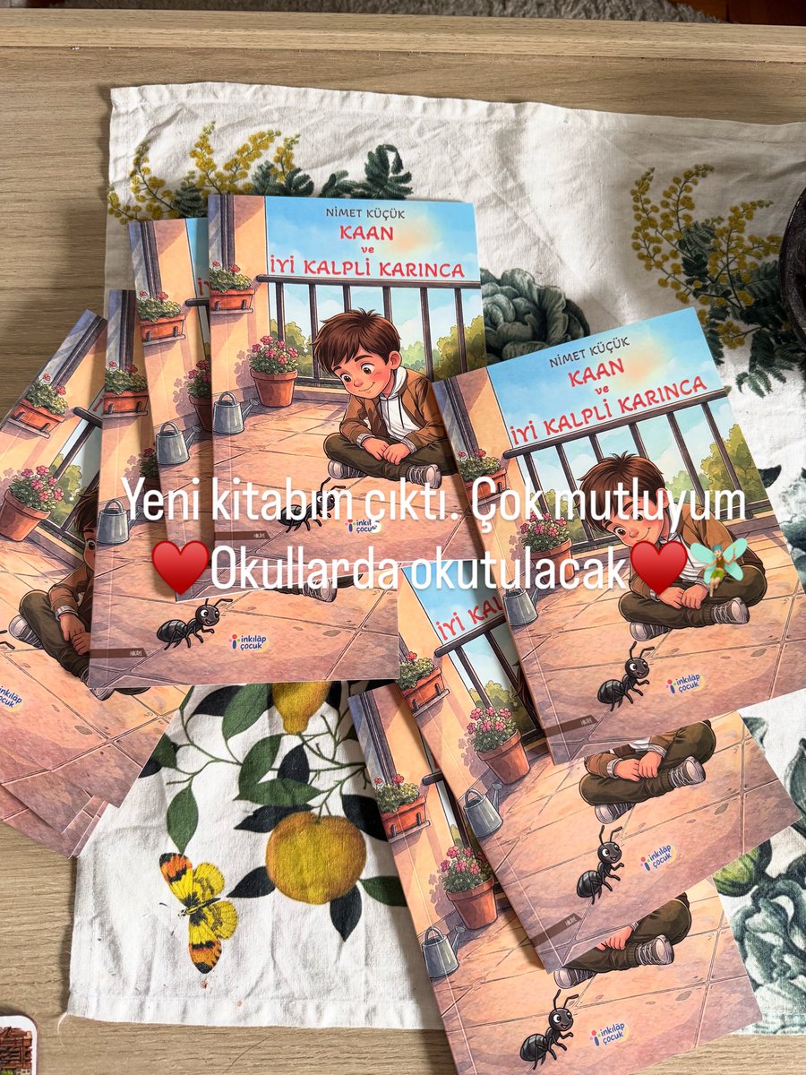 nimetkck's tweet photo. I am absolutely thrilled to share that my new story book, Kaan ve İyi Kalpli Karınca(Kaan and the good-hearted ant) is finally out in the world! I hope that it brings joy to children and their parents 🧚🏼‍♂️ https://t.co/iOvOIJo9nT