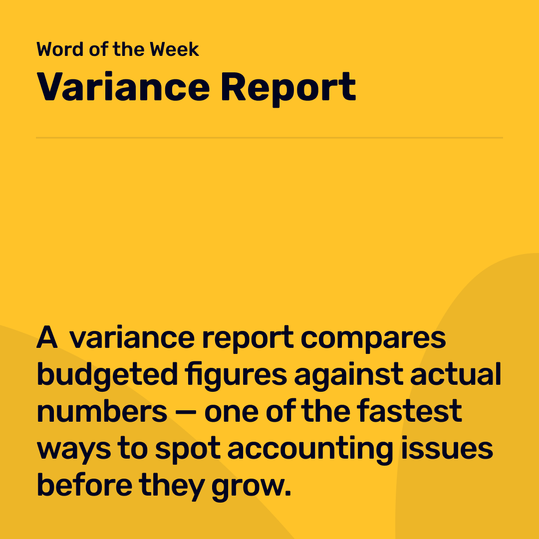 Word of the Week: Variance Report 
A variance report compares budgeted figures against actual numbers, one of the fastest ways to spot accounting issues before they grow.

#PropertyManagement #APMHelp #WordOfTheWeek #PMTips #Accounting