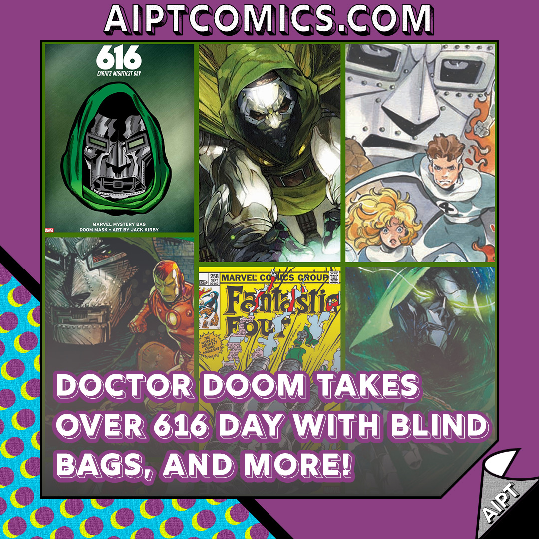 AIPTcomics's tweet image. Doctor Doom rules 616 Day 😈🔥

#MarvelComics drops mystery bags packed with rare #DoctorDoom #comics, facsimiles, and even original sketch covers 👀

Plus a Jack Kirby Doom mask?!

Details here:
aiptcomics.com/2026/04/23/doc…