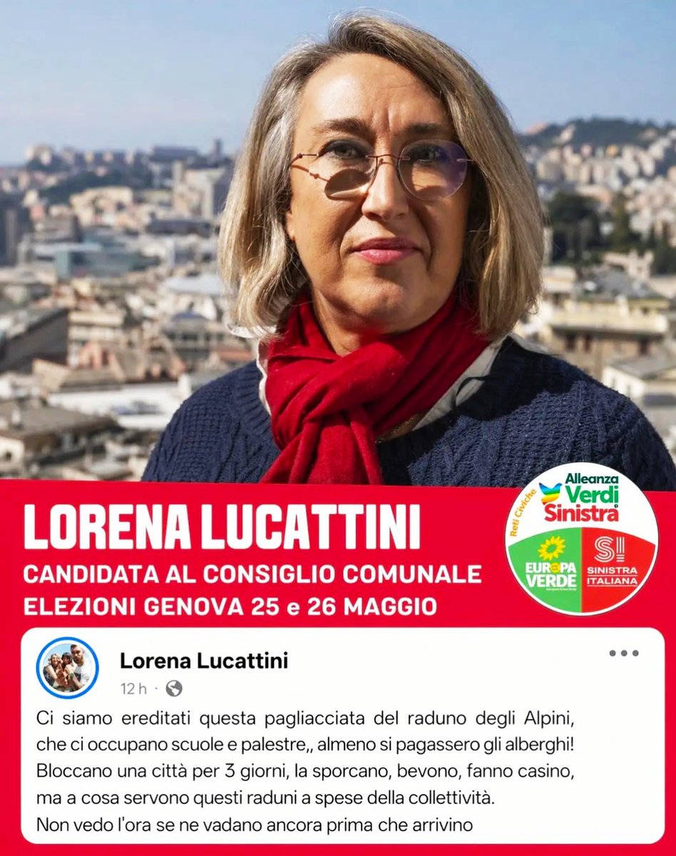MarcoRizzoDSP's tweet image. Odia gli Alpini questa specie di donna. Nulla è più lontano dalla mia storia di sinistra (che ora non c’è più) di questa gente. W gli Alpini. W la Pace. Abbasso queste frustrate…