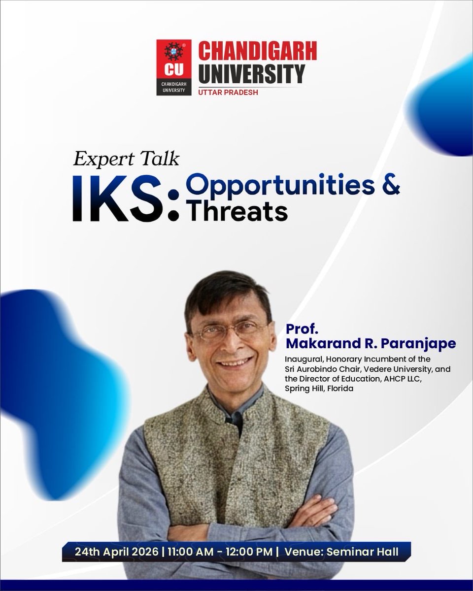omdwivedi82's tweet photo. Happening tomorrow. Looking forward to your talk @MakrandParanspe Sir. https://t.co/pEqNwEBem2