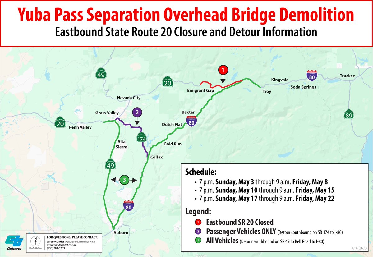 Caltrans District 3 tweet media
