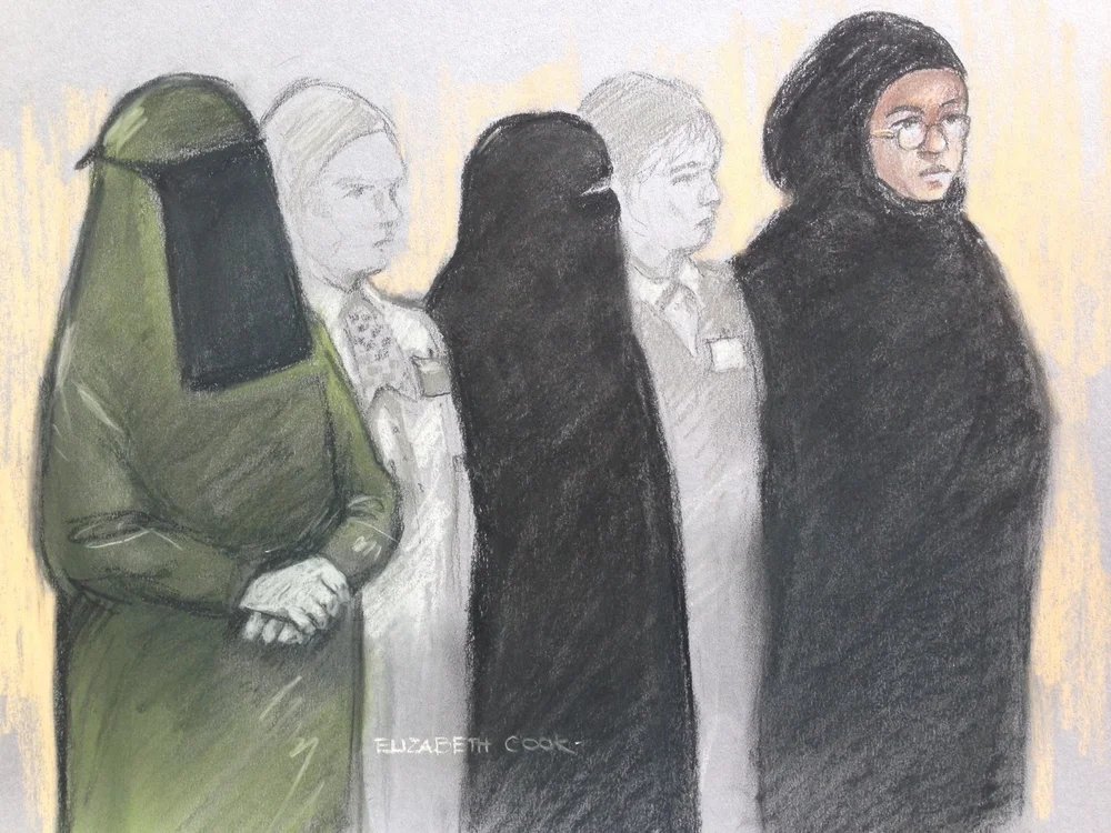 I don't think you should be able to wear face coverings in court - you should have to look the judge, jury and victims in the eye