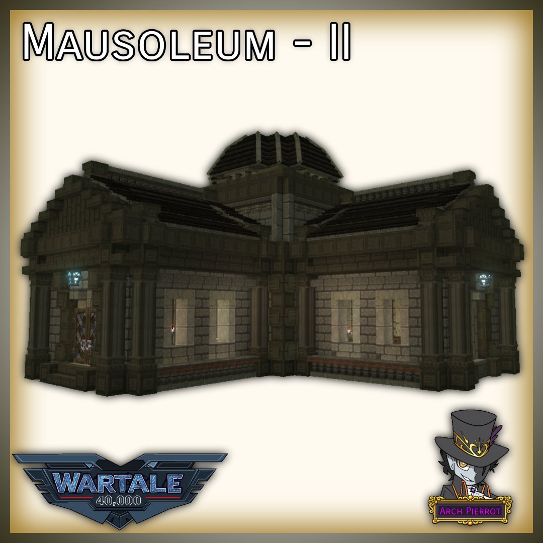 Arch_Pierrot's tweet photo. Hytale Mausoleum - II ✨

I present another Mausoleum, this time with more space to store the undead! 

✨ | Vanilla + Modded (Rarely)
🕰️ | Short Build
🛢️ | Gothic / Roman Architecture

Consider Following to stay tuned!

#Hytale #Hytalegame #Hytalebuilding #Hytalebuilds https://t.co/kXf3MAxmuS