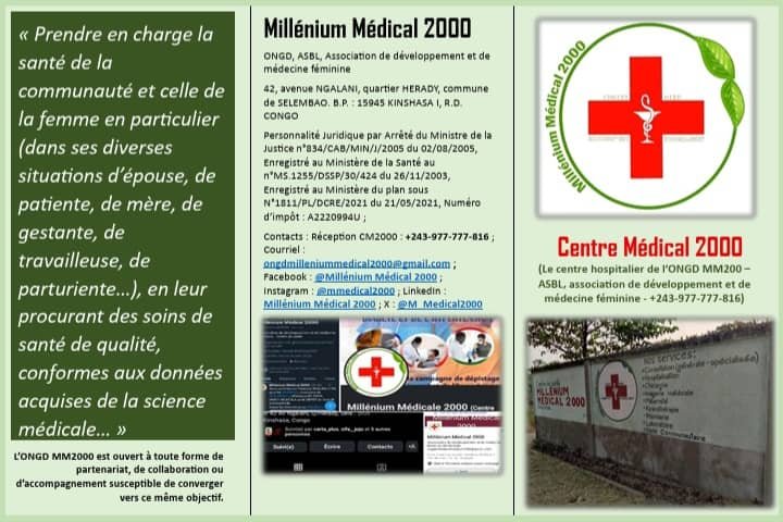 M_Medical2000's tweet photo. CAMPAGNE DE DEPISTAGE ET DE MISE AU POINT DU DIABETE SUCRE, DE L’HYPERTENSION ET DE L’INSUFFISANCE RENALE AU CENTRE MEDICAL 2000

À PARTIR DE 17000FC

DES CE LUNDI 27 AVRIL 2026 https://t.co/uZ2lOCNHjx