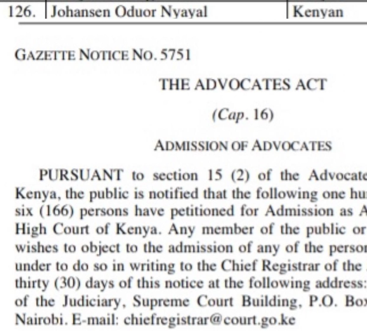 Doctor-Lawyers &amp; Doctor-Mediators &amp; Professional Indemnity will shape medico-legal practice in Kenya - Congratulations Dr. Johansen  Oduor

Congratulations to Dr. Johansen Oduor on his admission as an Advocate of the High Court of Kenya—a remarkable achievement, and even more so