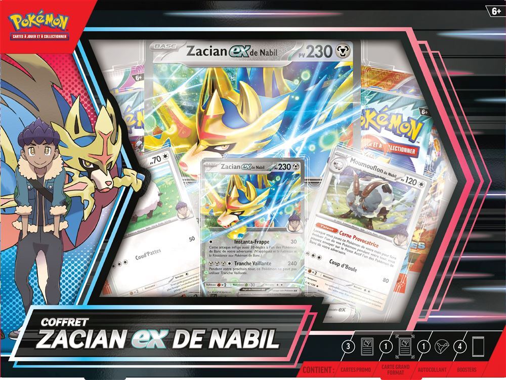 DealyMarket's tweet image. #Pokémon Coffret ex Mars Zacian-ex de Nabil dispo à 25,99€ sur Fnac

N’hésitez pas à rafraîchir la page &amp;amp; cliquer sur le bouton "Acheter en 1 clic"

➡️ Lien affilié : tidd.ly/4j1Sqkk