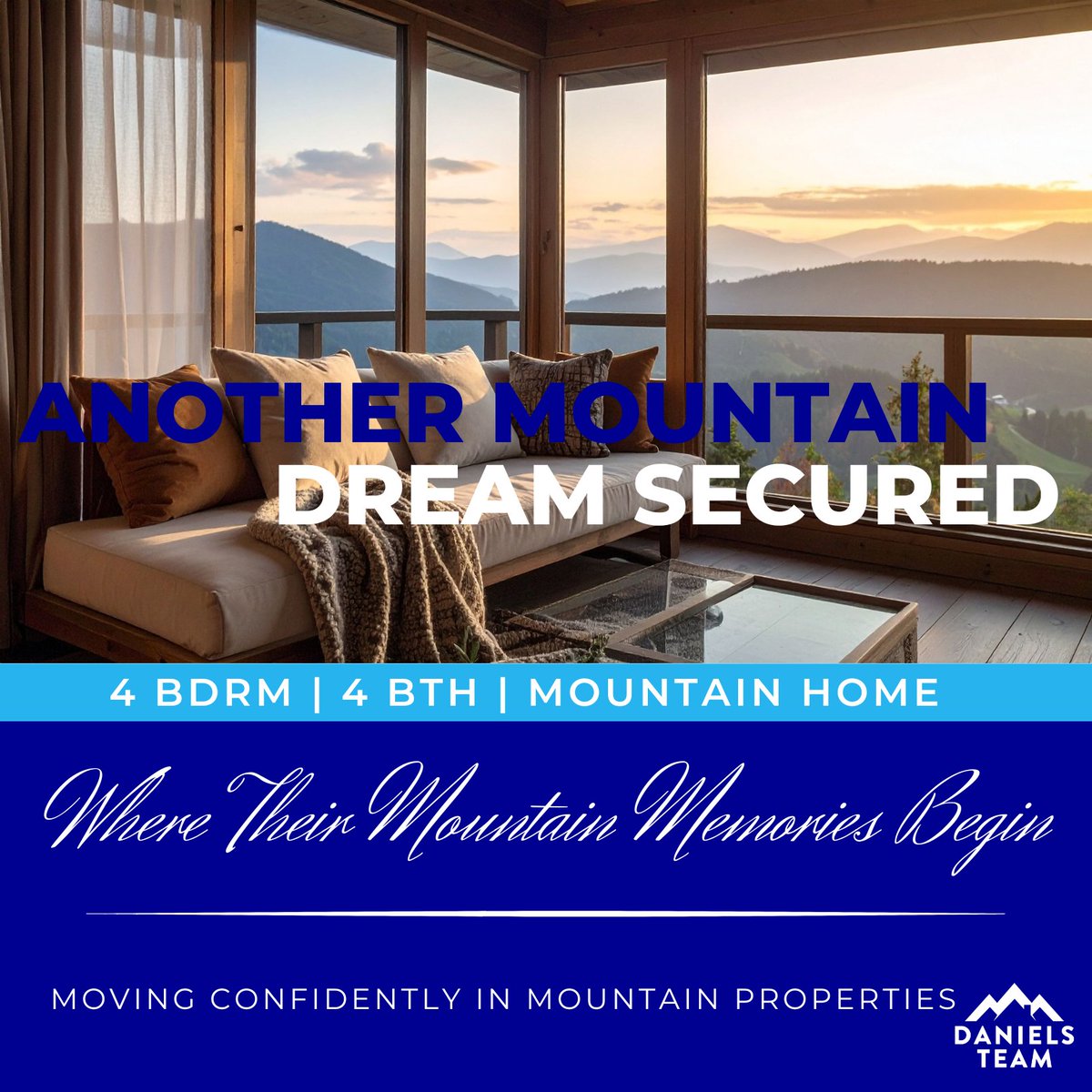 danielsteam's tweet image. Another mountain dream secured 🏔️

Helping clients step into the lifestyle they’ve been dreaming about - one home at a time.

#ColoradoRealEstate #MountainLiving #ClientSuccess #DanielsTeam