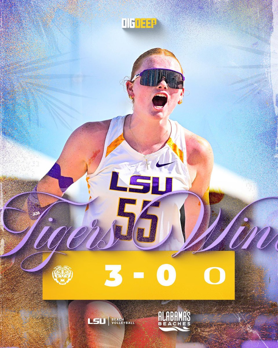 LSU Beach Volleyball tweet media