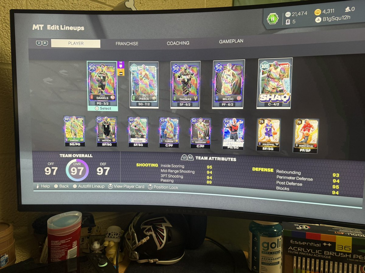 Squ12hy's tweet image. How’s the squad lookin
#myteam #2k #2k26