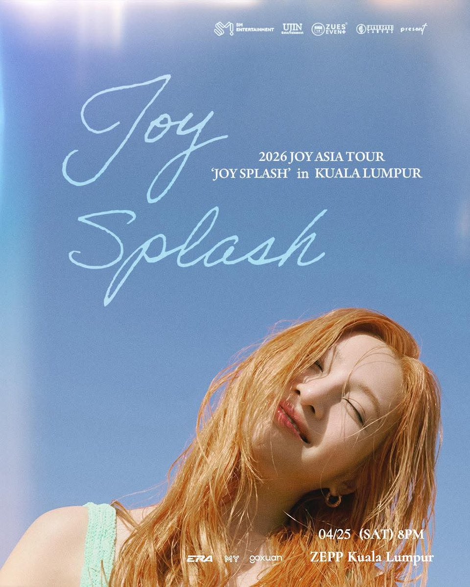 yoong89867's tweet image. WTS 🎟️‼️

2026 JOY ASIA TOUR “JOY SPLASH” in KUALA LUMPUR

📅 25 April 2026 (Sat)
⏰ 8PM
📍 Zepp Kuala Lumpur

🎫 Section: RED FLAVOR
💰 RM150 per ticket

If you’re interested, just drop me a DM 💌

#JOY #RedVelvet #JOYinKL #JOYinMY #2026JOY_SPLASH_TOUR_KL