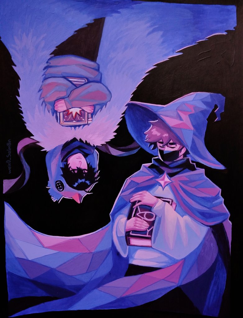 Ya le pude tomar foto a mi pintura : D
#duxofanart #Aquinoart