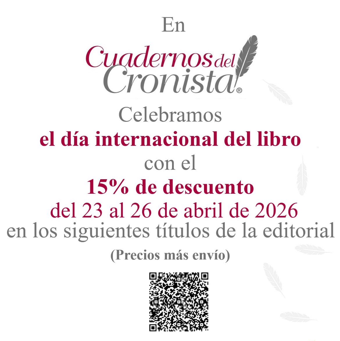 CronistaEditor's tweet photo. Del 23 al 26 de abril de 2026, precios más envío:
“Al servicio diplomático del Imperio. Correspondencia inédita de Alonso Peón de Regil, ministro de México en Italia durante el Segundo Imperio Mexicano”, de $600 a $510 https://t.co/RXsOyqR8kl
