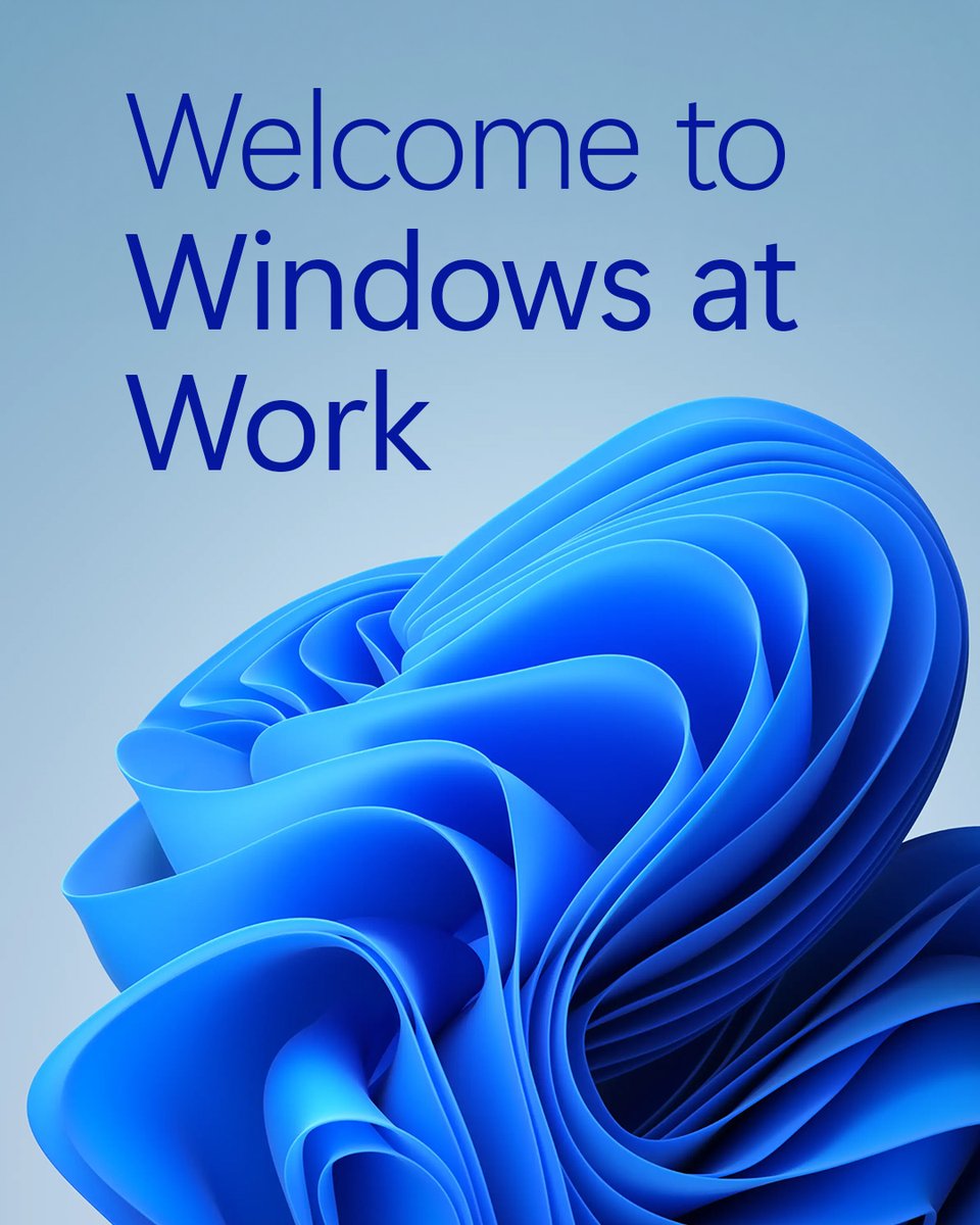 Windows At Work tweet media