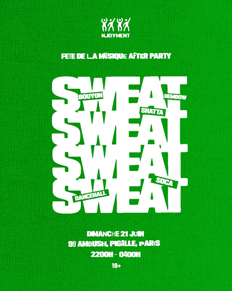 wndrlstglobal's tweet photo. Last year, we headed down to Paris for Fete De La Musique and SOLD OUT two events across the weekend. 🇫🇷

This year we are back at 99AMBUSH to do it again! 💃🏿

We got a night for the Afro-electronic stans and one for lovers of Caribbean music!

🎟️ Tickets in Thread https://t.co/vafaBXQIcH