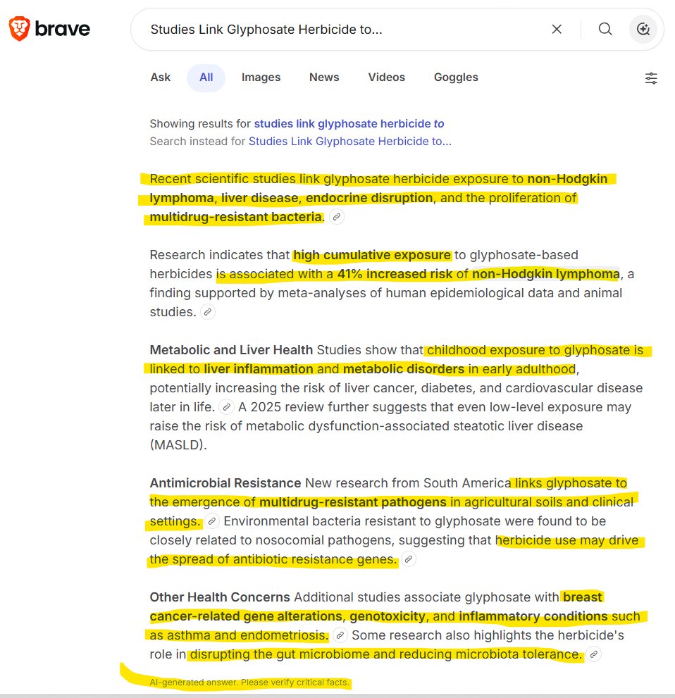 StevenS23337721's tweet image. Studies Link #glyphosate #Herbicide to Antimicrobial Resistance in Clinical Pathogens 

Summary of Findings:
Two new scientific studies from South America link the world's most widely used herbicide, glyphosate, to the proliferation of multidrug-resistant #bacteria, including