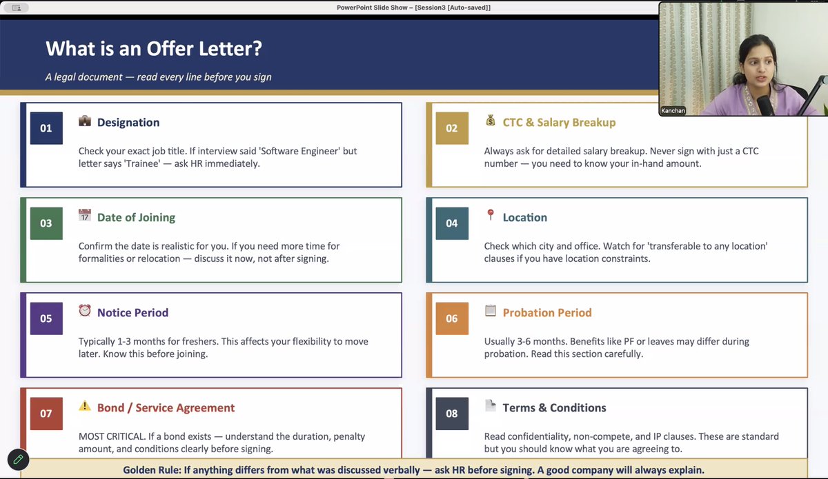 devwithjay's tweet image. 💰 𝗢𝗳𝗳𝗲𝗿 𝗴𝗮𝗺𝗲 𝘁𝗼𝗱𝗮𝘆

Learned when to negotiate (after offer, before signing) and how to actually say it without sounding awkward.

#Career #SalaryNegotiation #WebDev #ChaiCode