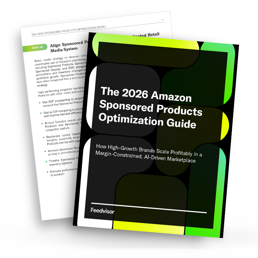 feedvisor's tweet photo. Nearly 80% of brands are seeing CPC increases.

And most are still optimizing to ACoS.

That’s why performance is breaking.

2026 Sponsored Products = profit-first, not bid-first.

Full framework → https://t.co/Ey3ZwORm1Q https://t.co/ruYzenHY1A