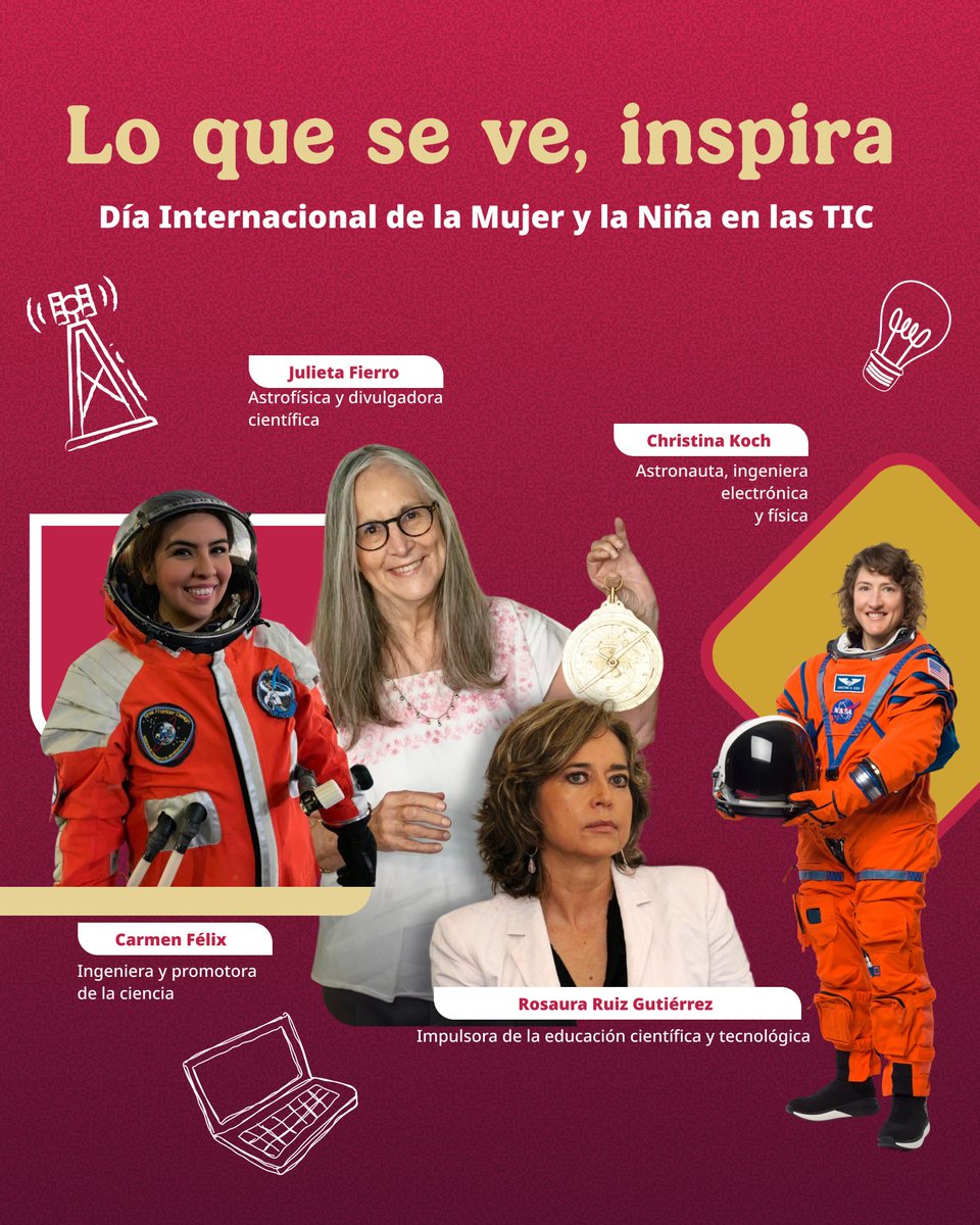 FOVISSSTEmx's tweet photo. Lo que se ve, inspira 💜

Hoy, en el Día Internacional de la Mujer y la Niña en las TIC, celebramos a las mujeres que, con su talento y conocimiento, motivan a niñas y jóvenes a soñar en grande. Conoce a alguna de ellas aquí. 👇🏽

El futuro también se construye desde la tecnología.