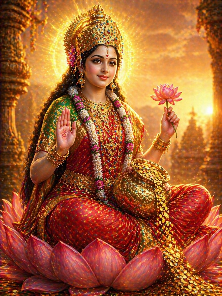 surbjit's tweet image. 🌇 शुभ संध्या | शुक्रवार 🌙

माँ लक्ष्मी सिखाती हैं—
सदाचार और पवित्रता से ही
स्थायी समृद्धि प्राप्त होती है।

#FridayThoughts #महालक्ष्मी