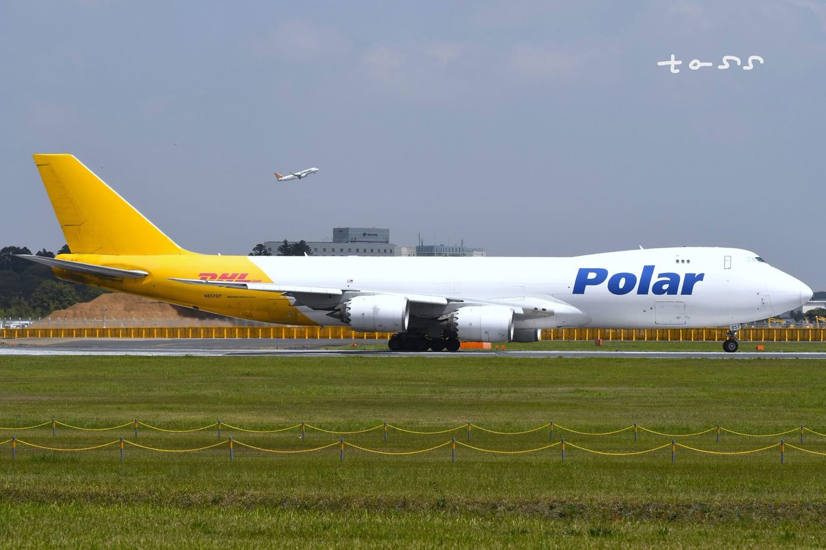 n194at's tweet image. DHL (Polar Air Cargo)
Boeing 747-87UF N857GT
NRT/RJAA Tokyo Narita Airport
April 20, 2023
Photo credit tassさん 
#AvGeek #Aviation #Airline #AvGeeks #Boeing #B747 #QueenOfTheSkies #PolarAir #DHL #NRT #Tokyo #Narita @PolarAirCargo @DHLGlobal 🇺🇸