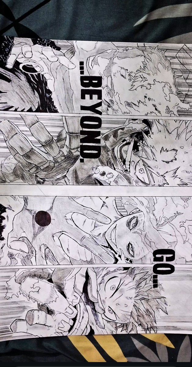 Deepanshu_386's tweet image. My hero academia GO BEYOND panel drawing #myhero #viral #art