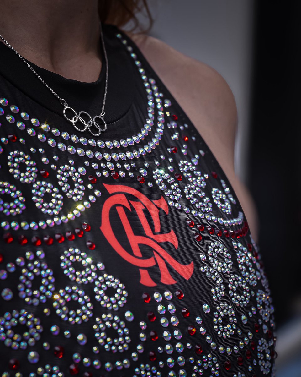 TimeFlamengo's tweet image. Os novos collants da #FlaGinástica ficaram lindos demais! No detalhe pra você! ❤️🖤

#pics #gymnastics 

📸 Paula Reis / CRF