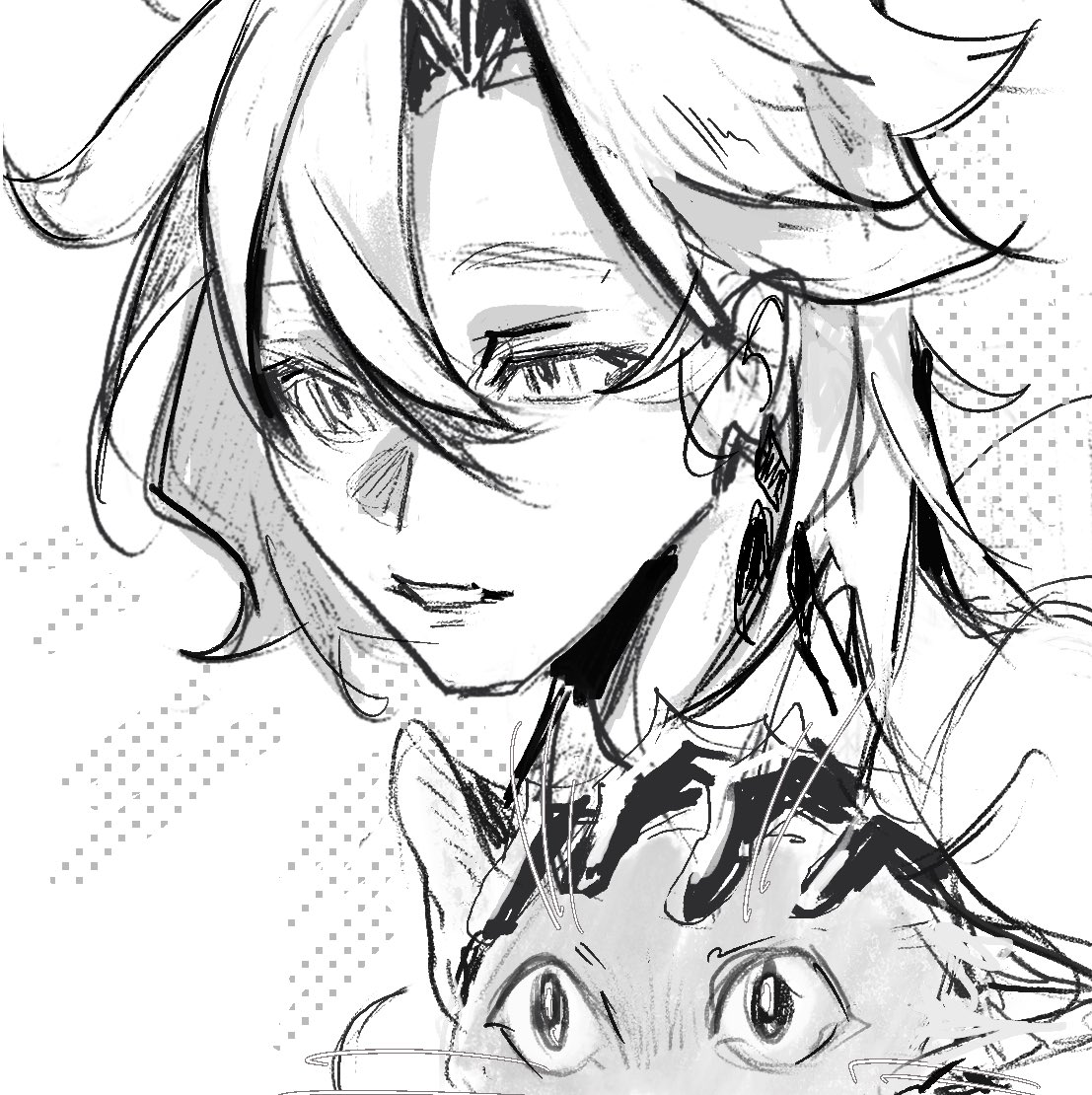 The sketch is just for relaxation 😴