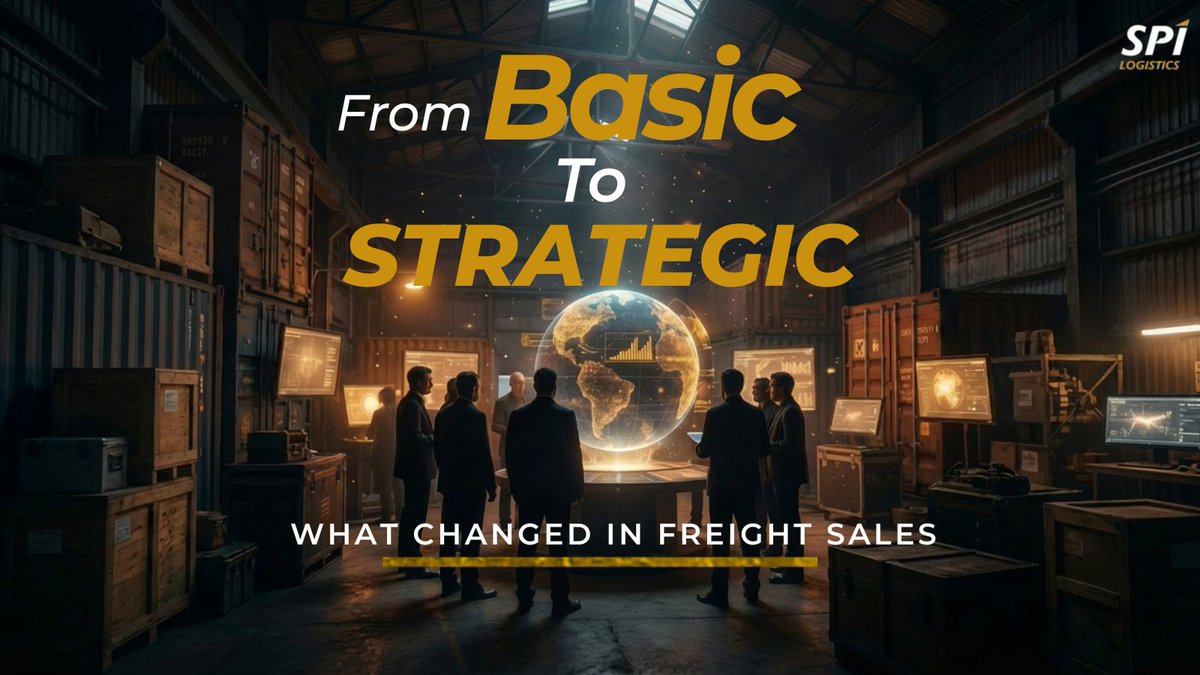 spi3pl's tweet photo. Freight sales used to be simple: Be available. Have capacity. Win on price.

That worked… when the market allowed it. 2026 is different. Now it’s about knowing your lanes, protecting margin, and actually solving problems.

Speed is expected. Value is what wins.
A lot of brokers are still selling like it’s 2021…and that’s where they lose.