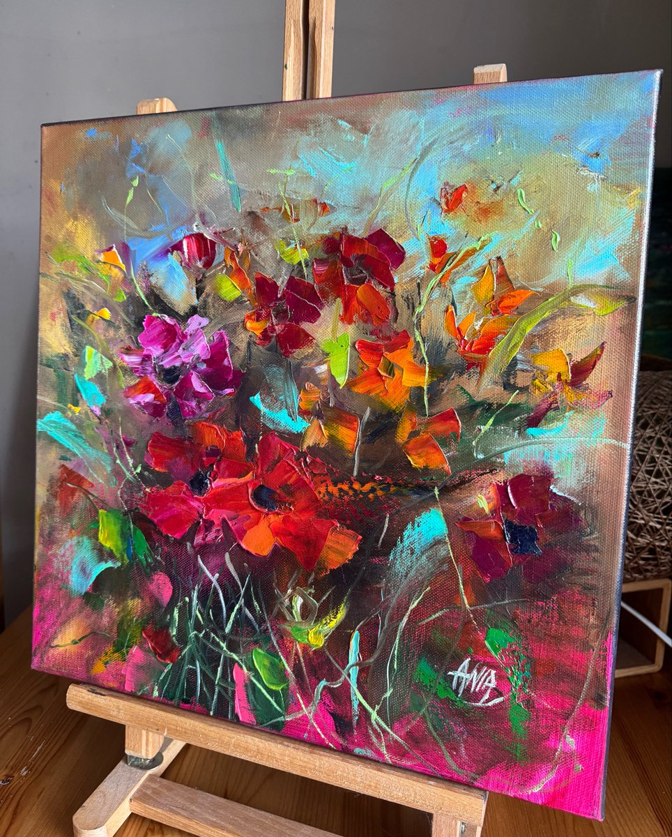 ann00275's tweet photo. Happiness in bloom✨ oil painting https://t.co/LDzp8jwtSe