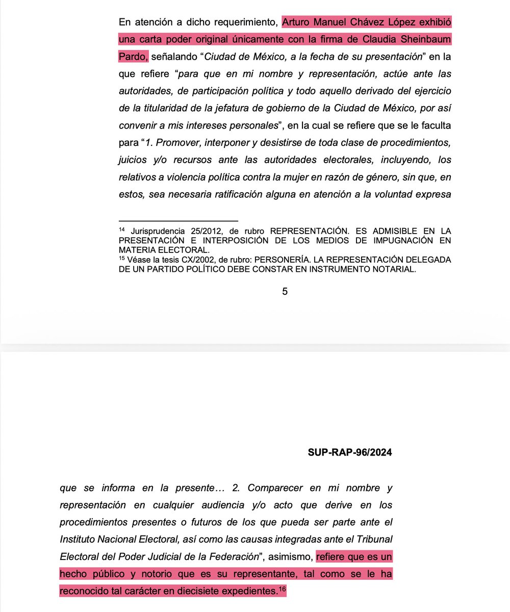 El problema de Arturo Chávez no es solo su falta de experiencia ni su cercanía con Morena.

Ayer fue representante legal de la candidata #Sheinbaum.

Hoy será árbitro electoral frente a la presidenta #Sheinbaum. 

Si eso no es conflicto de interés, nada lo es.