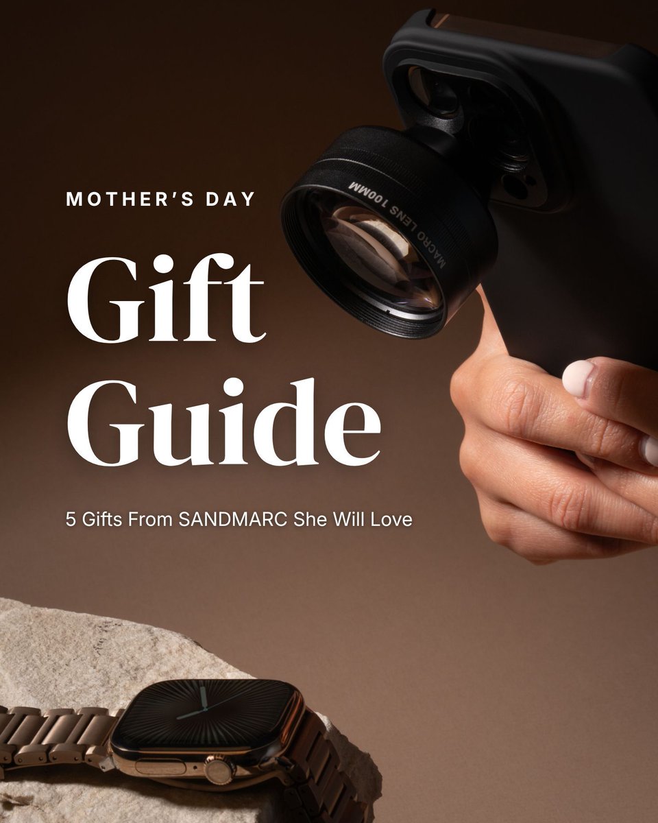 sandmarc's tweet photo. Looking for the perfect Mother's Day gift? 💐 Here's what we think she'd love from SANDMARC. https://t.co/MFYyRUnKFc
