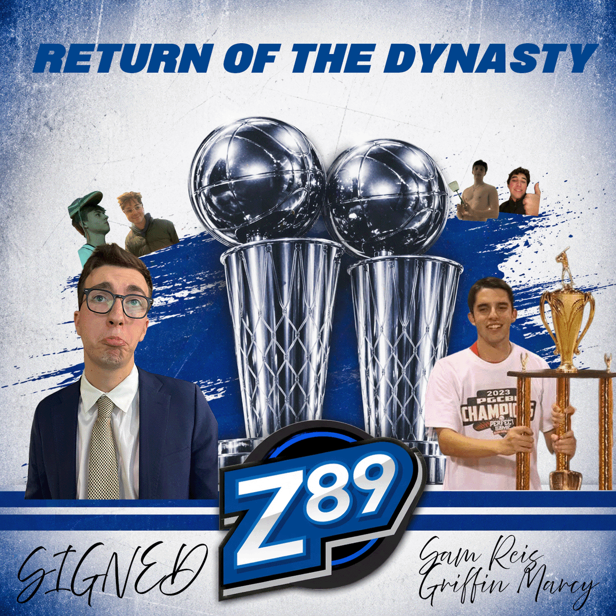 WatsonCupChamps's tweet photo. Welcome back to the Dynasty, @GriffinMarcy1 and @SamuelReisTV.

These guys know what loyalty means and would never sell their souls to a funky TV Station.

#ReturnOfTheDynasty https://t.co/eJfMMukupO