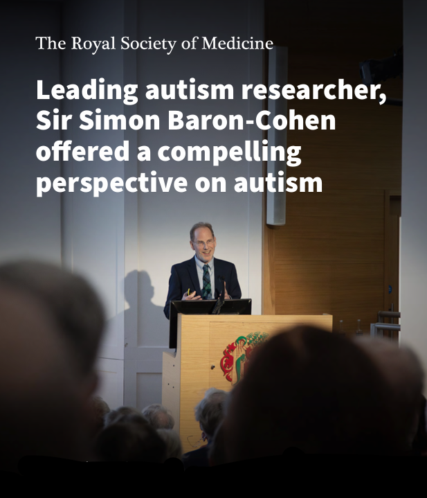 RoySocMed's tweet image. At our Jephcott Lecture, Sir Simon Baron-Cohen presented the prenatal sex steroid theory of #autism

🧠The theory explores how prenatal hormones influence early brain development

🔓 Full lecture insights are in our member magazine – join to gain access: bit.ly/4gGjgi2