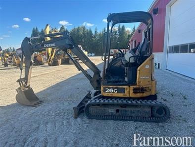 OntAg's tweet image. John Deere 26G 👇

3 tons, 18-inch tooth bucket, manual coupler, dozer blade, and more, available at Cashtown Farms.

farms.com/used-farm-equi…

#Excavator