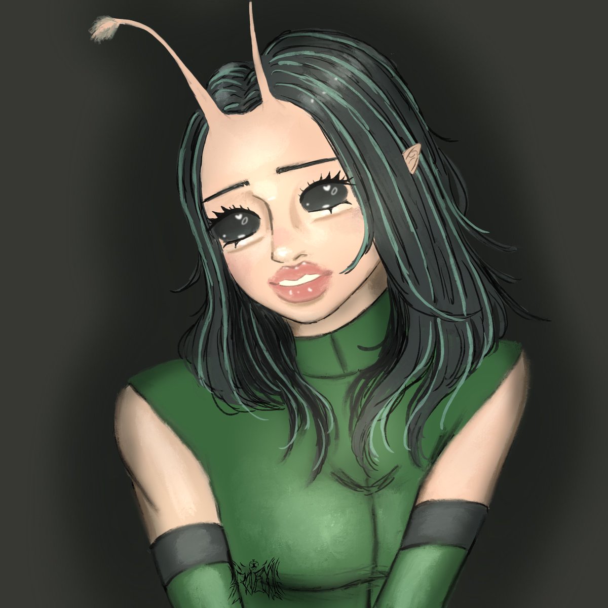 ravedo11's tweet image. best girl 🌱

#mcu #marvel