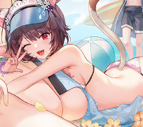 しんやでつかれてるので
いっしゅんリーファのヒザのラインを
いちひめのしたちちラインとせつぞくしてみてしまったのだ・・・ 